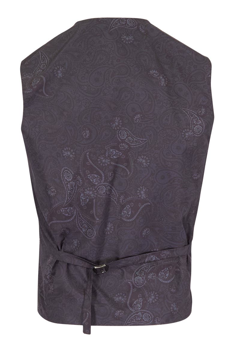 Wilbur Waistcoat Vest, Alternate, color, Serious Floral Black