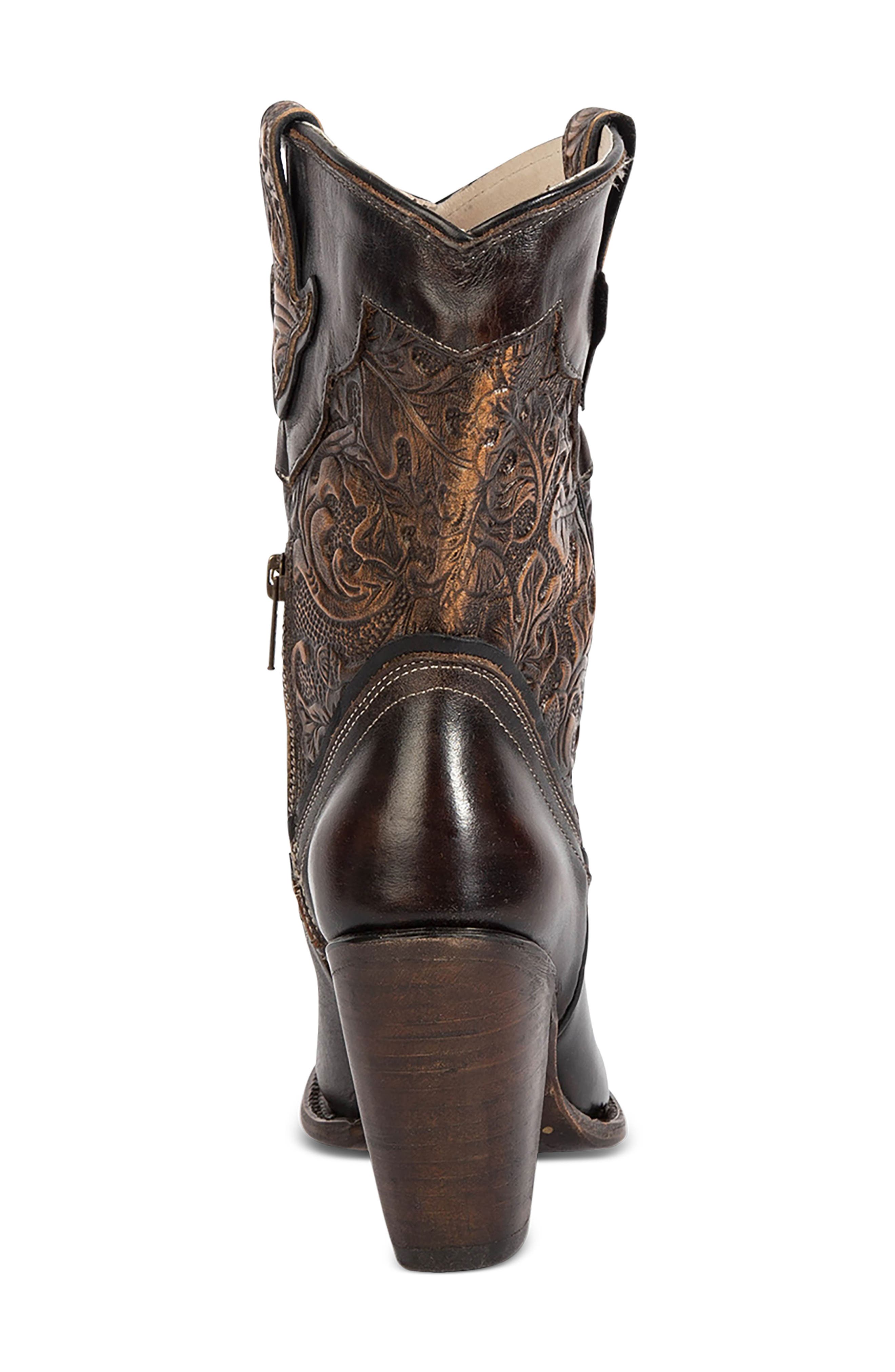 Loretta Western Boot, Alternate, color, GOLD/BROWN