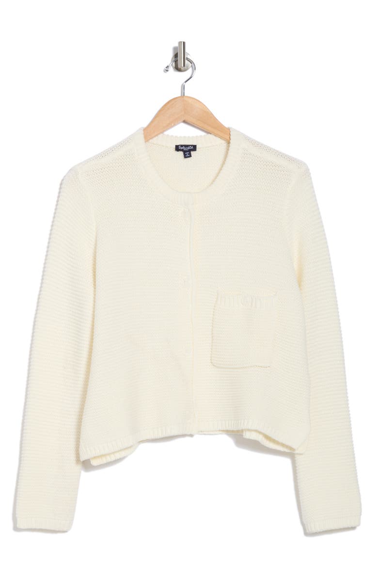 Splendid Fisherman Cotton Cardigan, Alternate, color, Paper