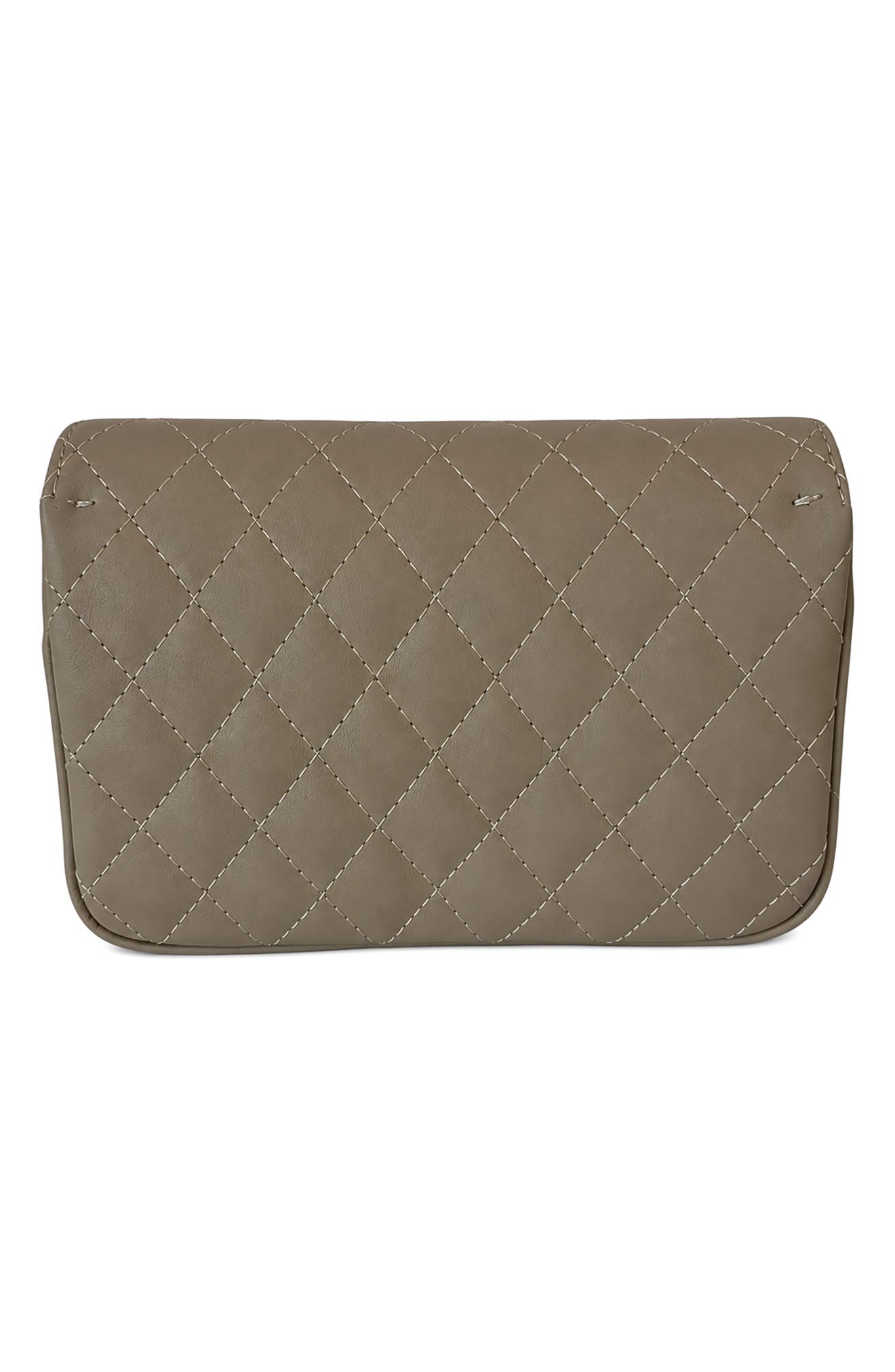 Quinn Quilted Leather Crossbody Bag, Alternate, color, TAUPE