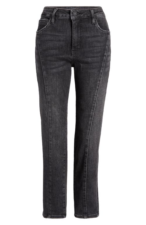 Kut From The Kloth Reese Fab Ab Seamed High Waist Ankle Slim Straight Leg Jeans