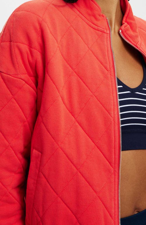 COTTON ON BODY COTTON ON BODY ACTIVE QUILTED ZIP THROUGH 