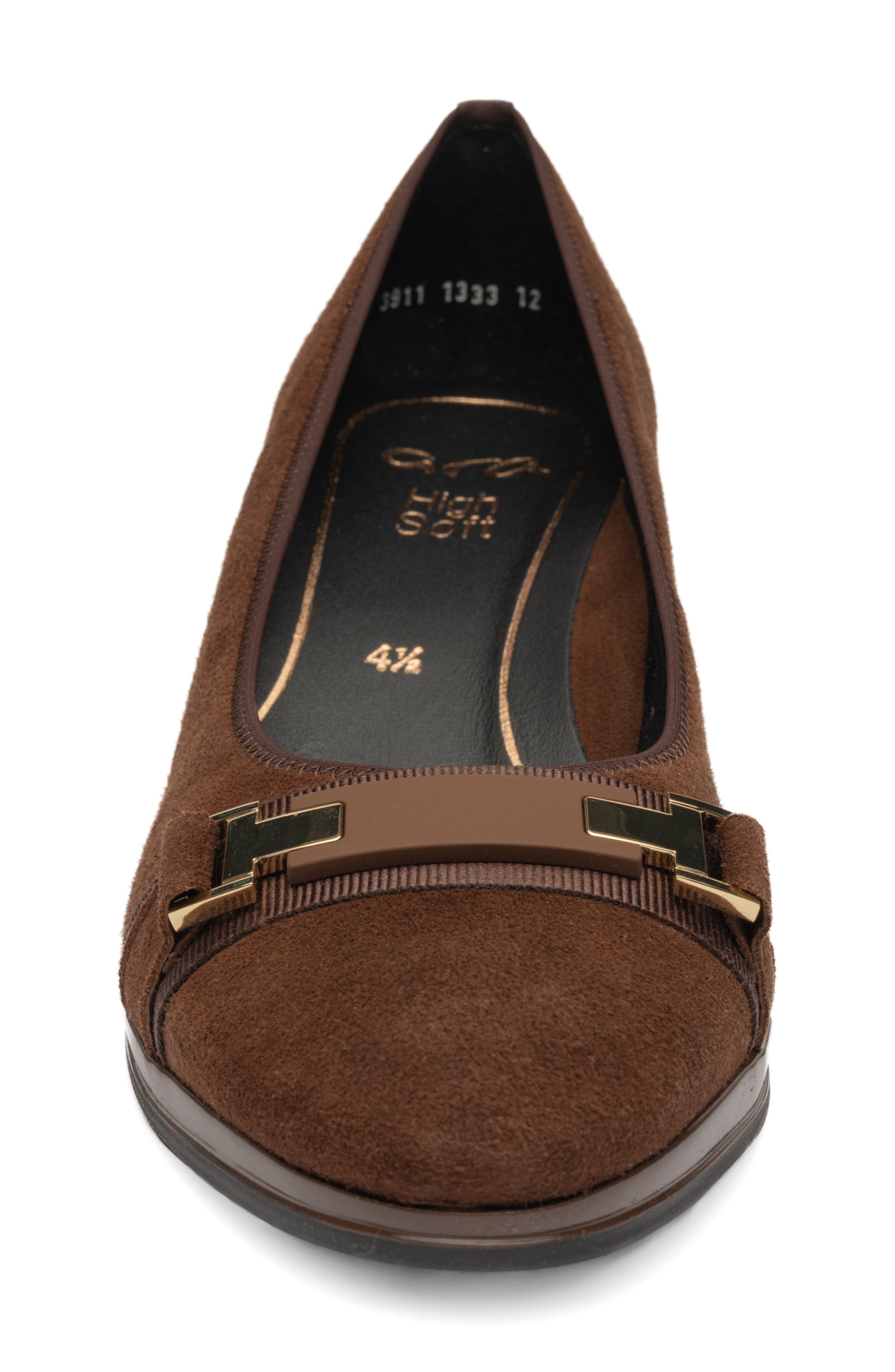 Ophelia Buckle Pump, Alternate, color, BROWN