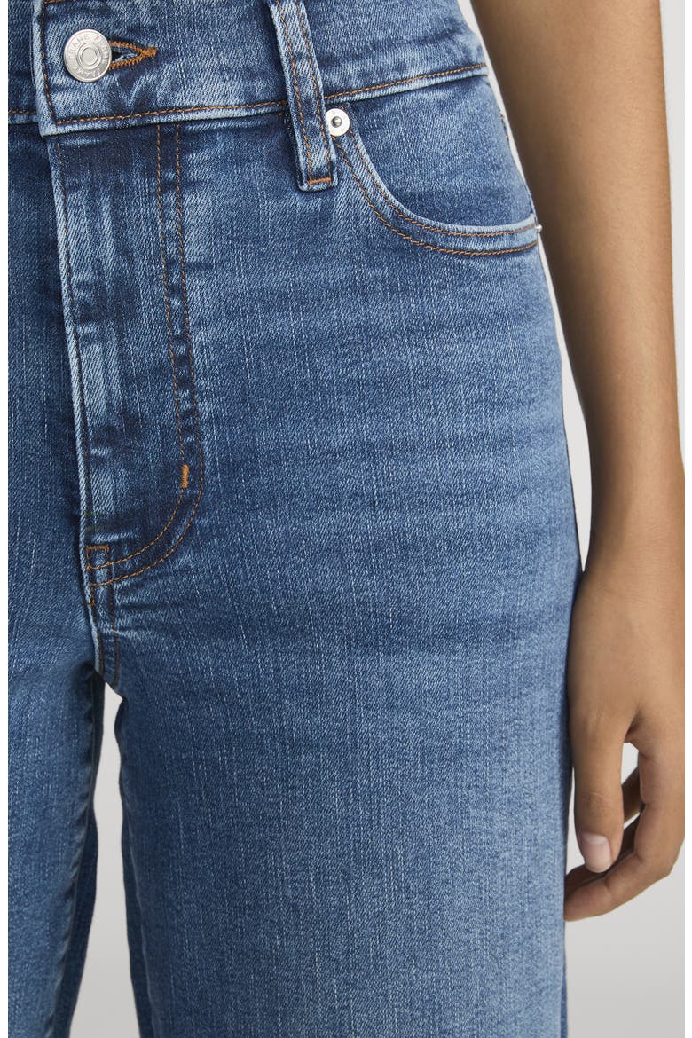 Le Pixie Slim Palazzo Raw Hem Wide Leg Jeans, Alternate, color, CANALS RAW AFTER