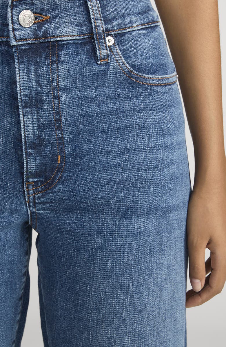 FRAME Le Pixie Slim Palazzo Raw Hem Wide Leg Jeans, Alternate, color, Canals Raw After