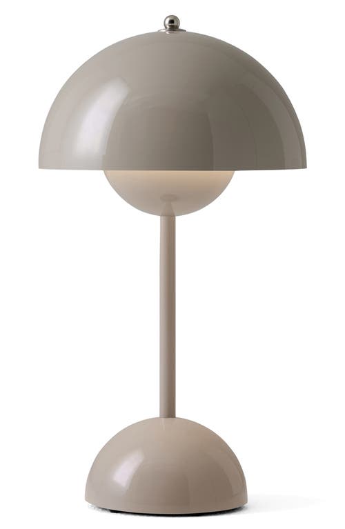 Ameico Flowerpot Portable Wireless Table Lamp Vp9 In Gray