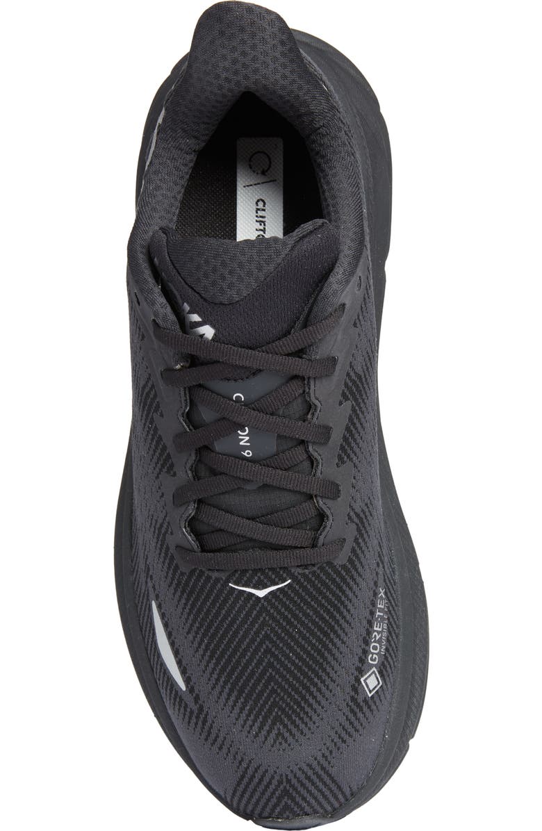 HOKA Clifton 9 Gore-Tex<sup>®</sup> Waterproof Running Shoe, Alternate, color,