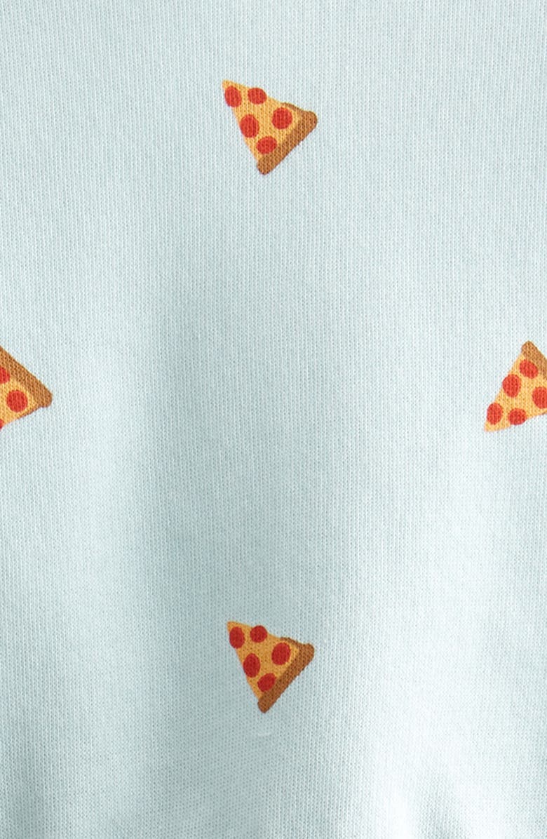 Tucker + Tate Print Fleece Sweatshirt & Joggers Set, Alternate, color, Blue Saltwater Pizza Toss