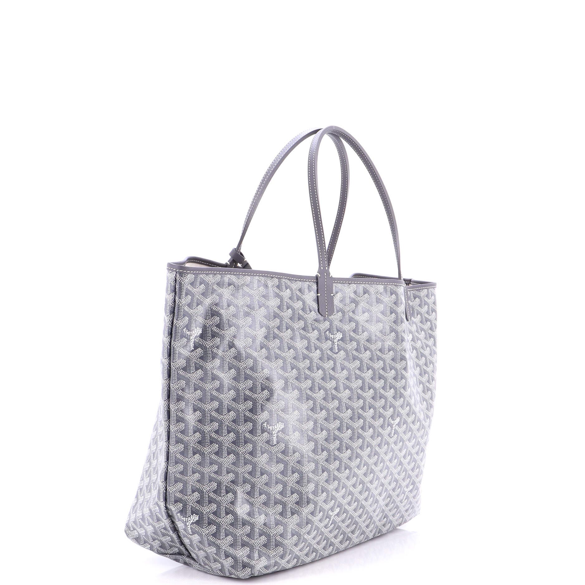 Pre-Owned Goyard Saint Louis Tote Coated Canvas GM, Alternate, color, Gray