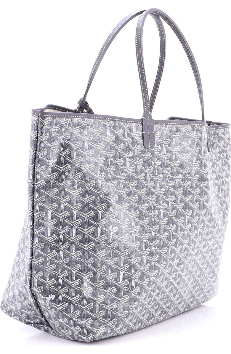 Pre-Owned Goyard Saint Louis Tote Coated Canvas GM, Alternate, color, Gray
