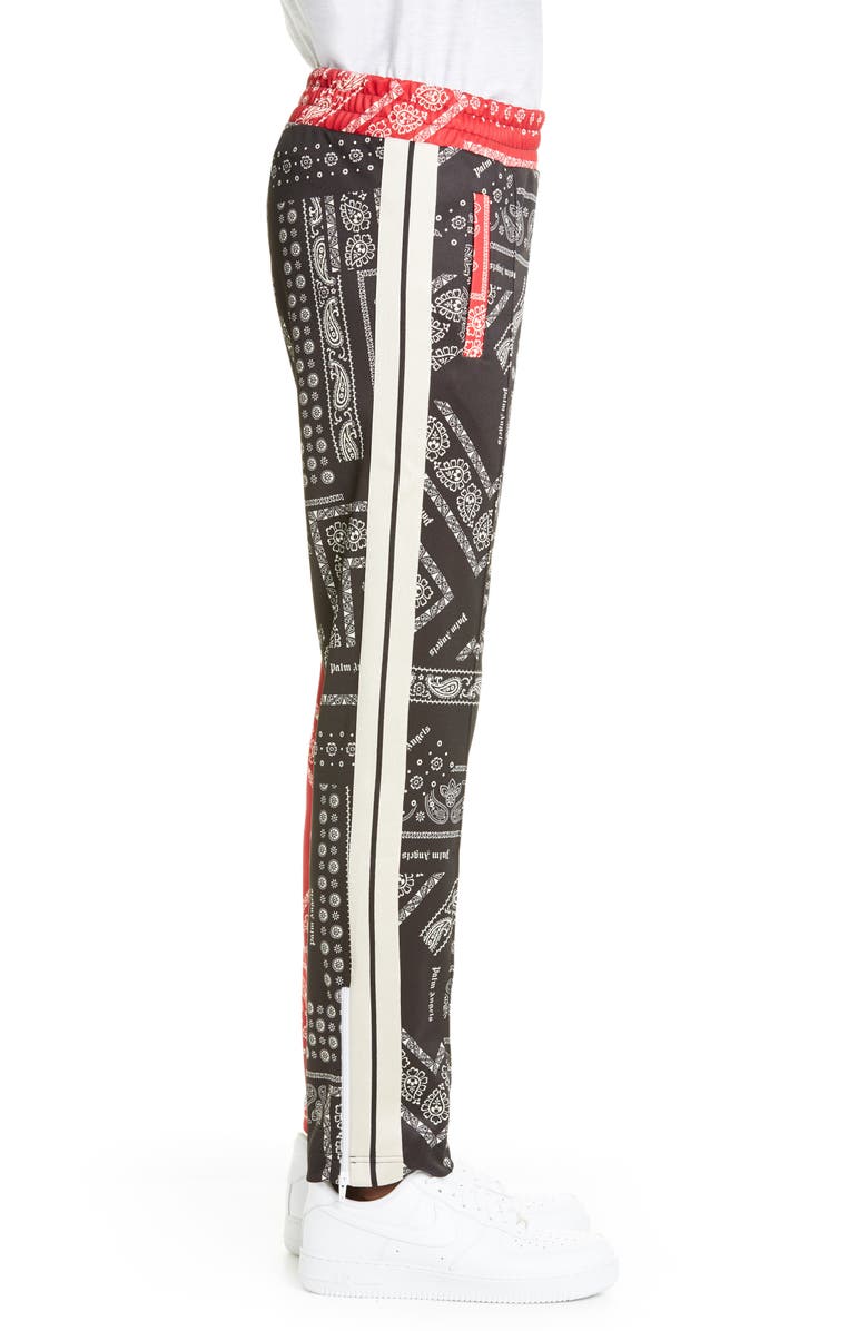 Palm Angels Bandana Classic Track Pants, Alternate, color, 