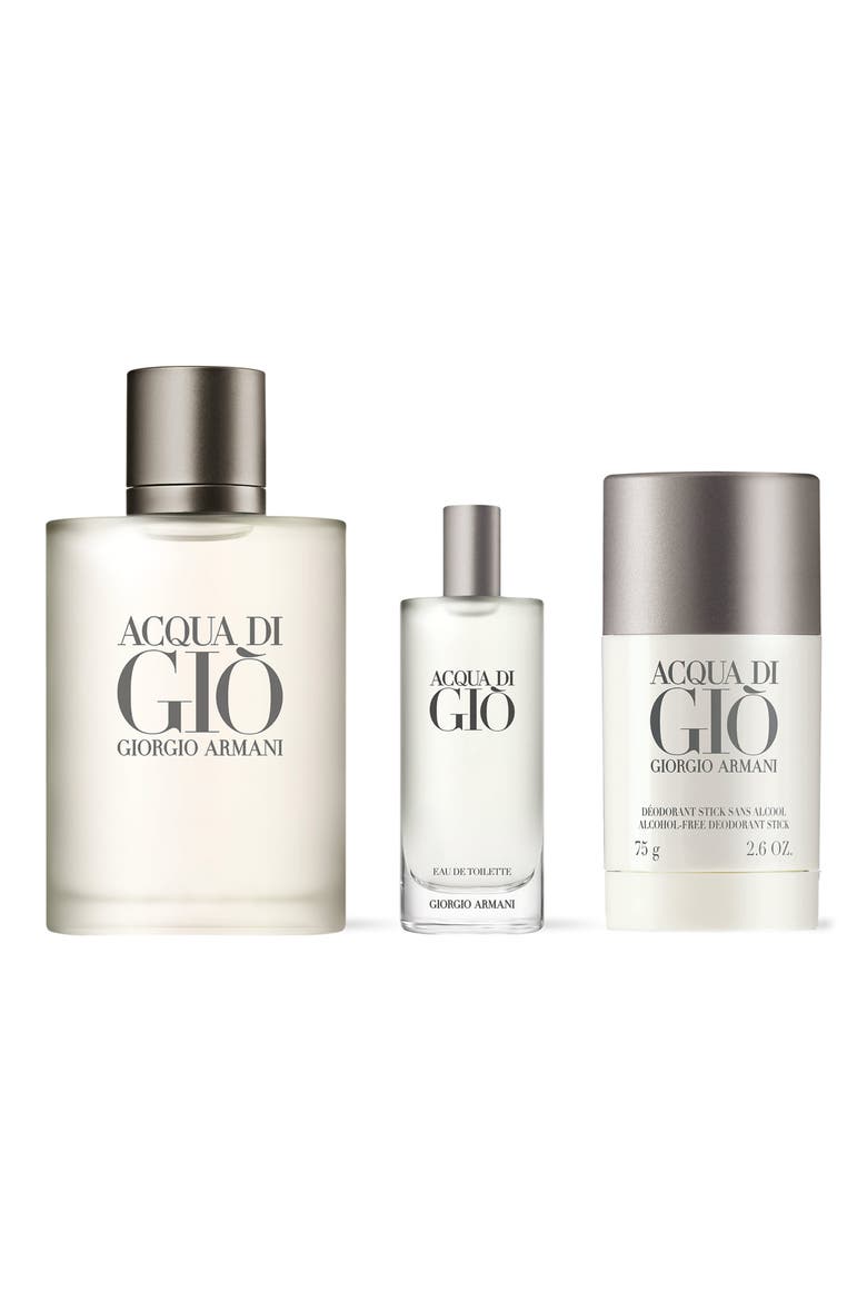 Acqua di Giò Eau de Toilette 3-Piece Cologne Gift Set $175 Value, Main, color, NO COLOR