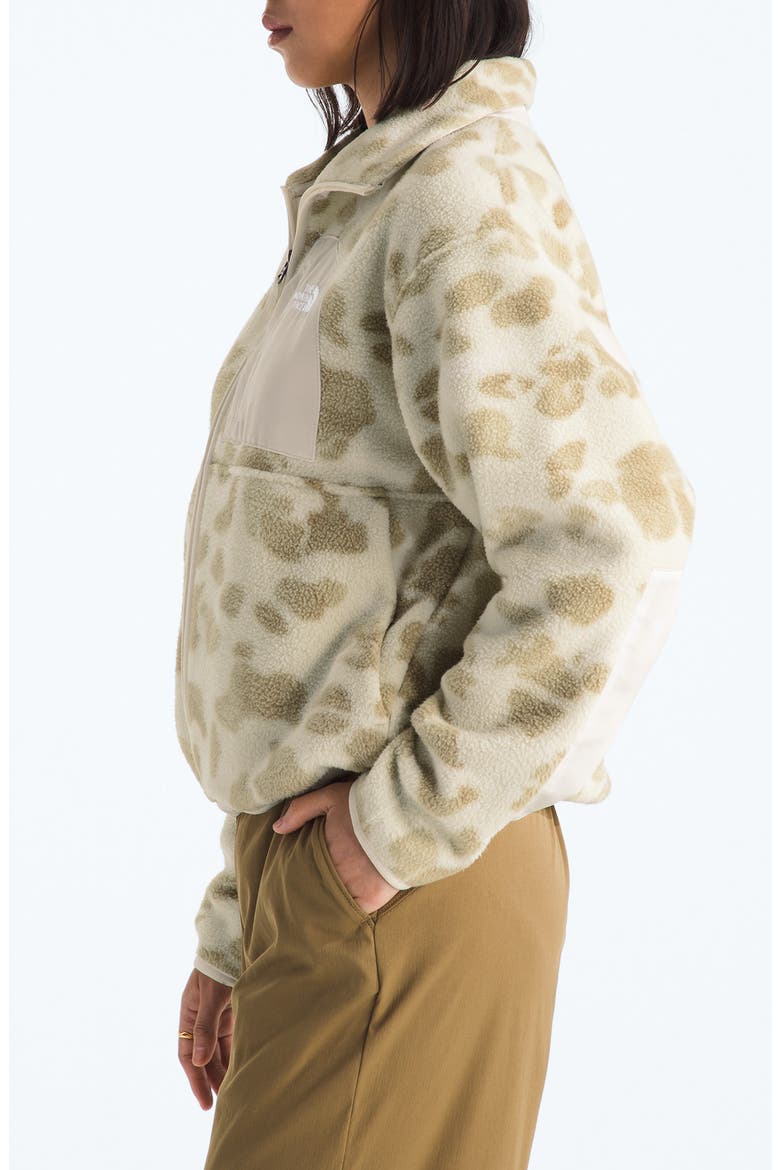 Yumiori Off Peak Full Zip Fleece Jacket, Alternate, color, PALE KHAKI HERITAGE PRINT