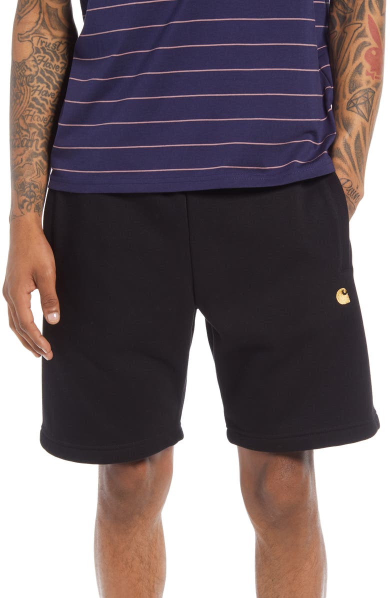 Carhartt Work In Progress Chase Sweat Shorts, Main, color, 