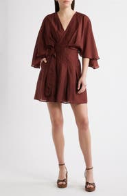 CIEBON Avaele Flutter Sleeve Minidress