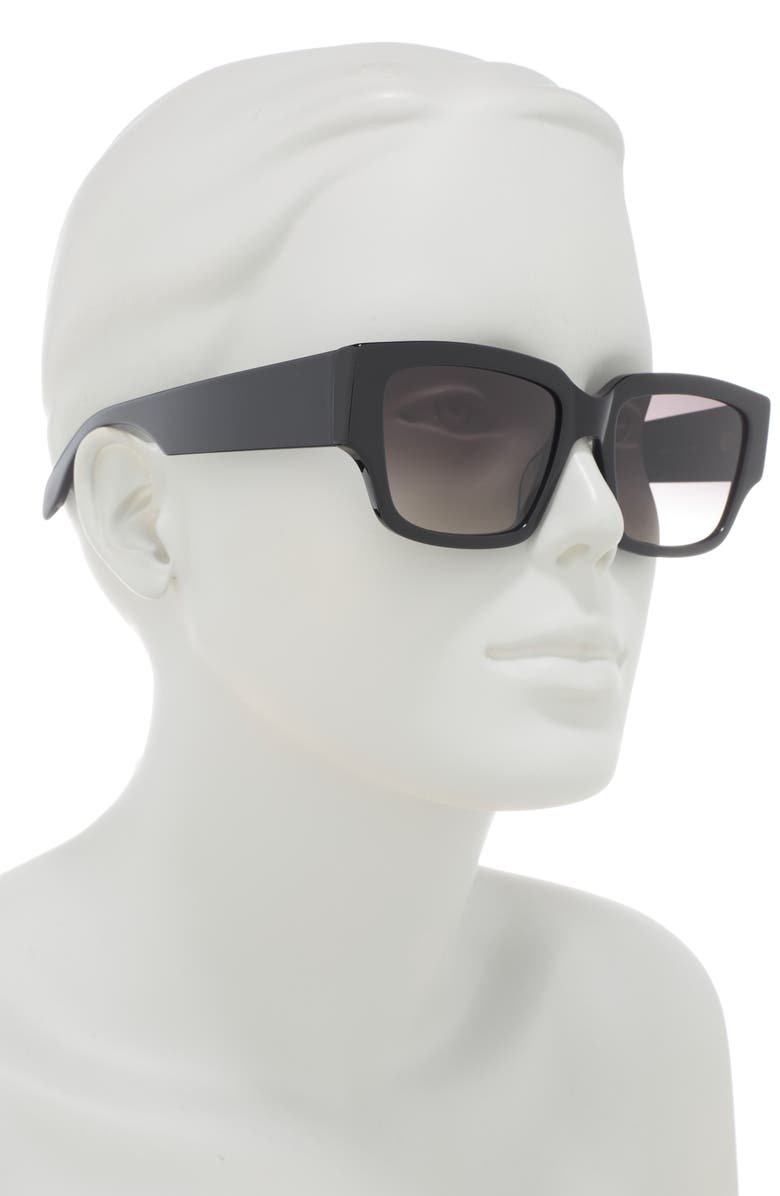 McQueen 56mm Square Sunglasses, Alternate, color, 