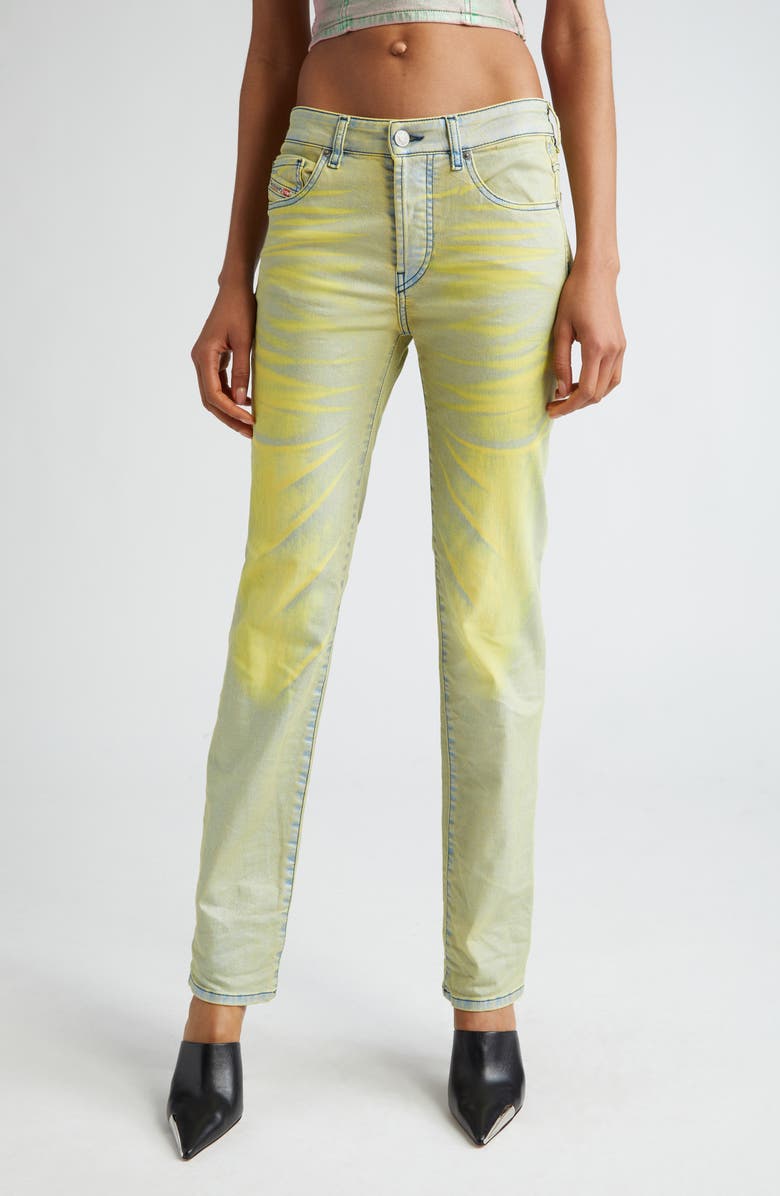 DIESEL<sup>®</sup> 1989 D-Mine Laminated Denim Jeans, Main, color, 
