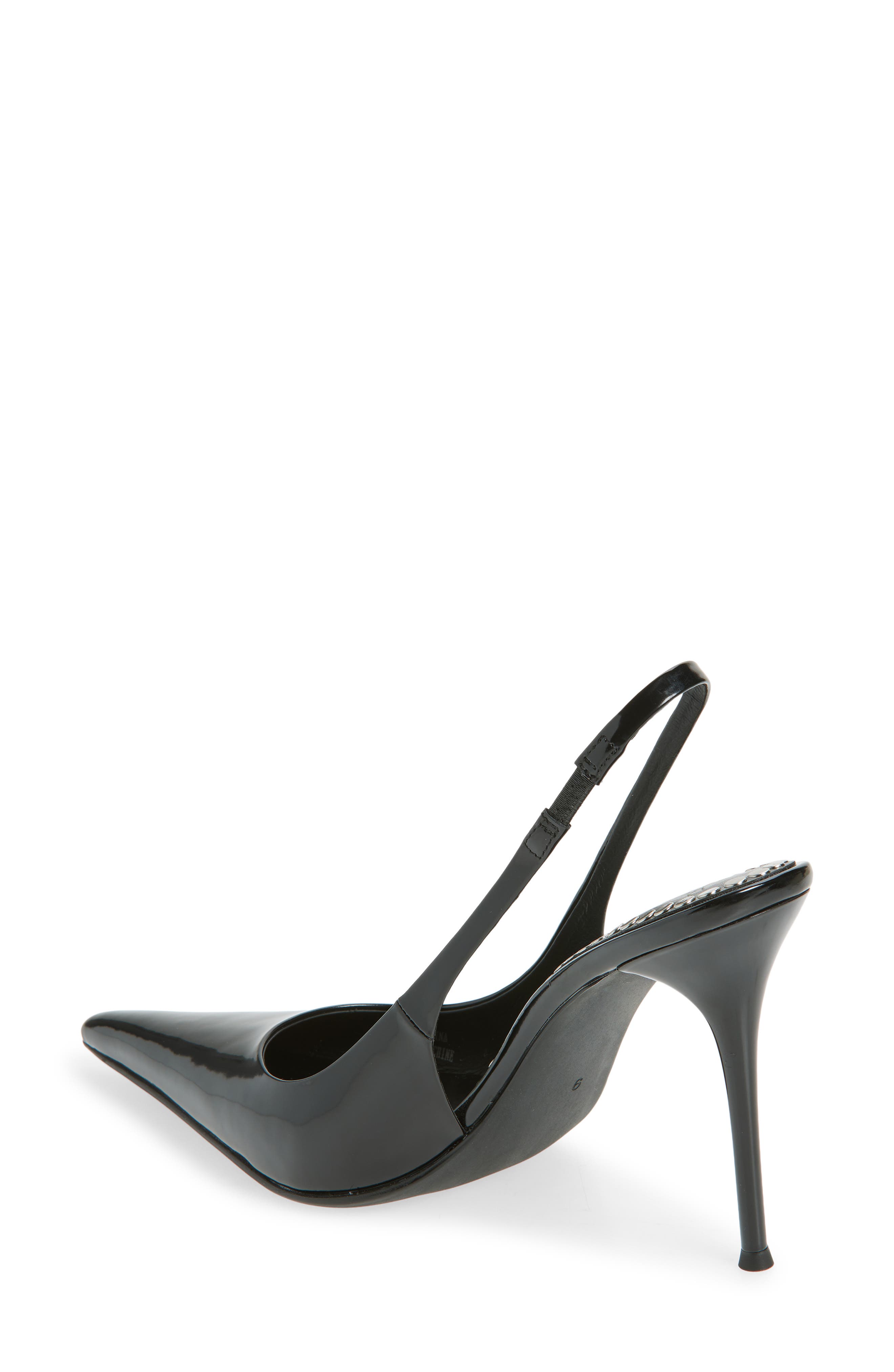Jeffrey Campbell You Wish Slingback Pump, Alternate, color, Black Box Silver