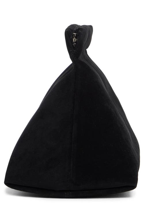 Bcbg Faux Suede Clutch In Black