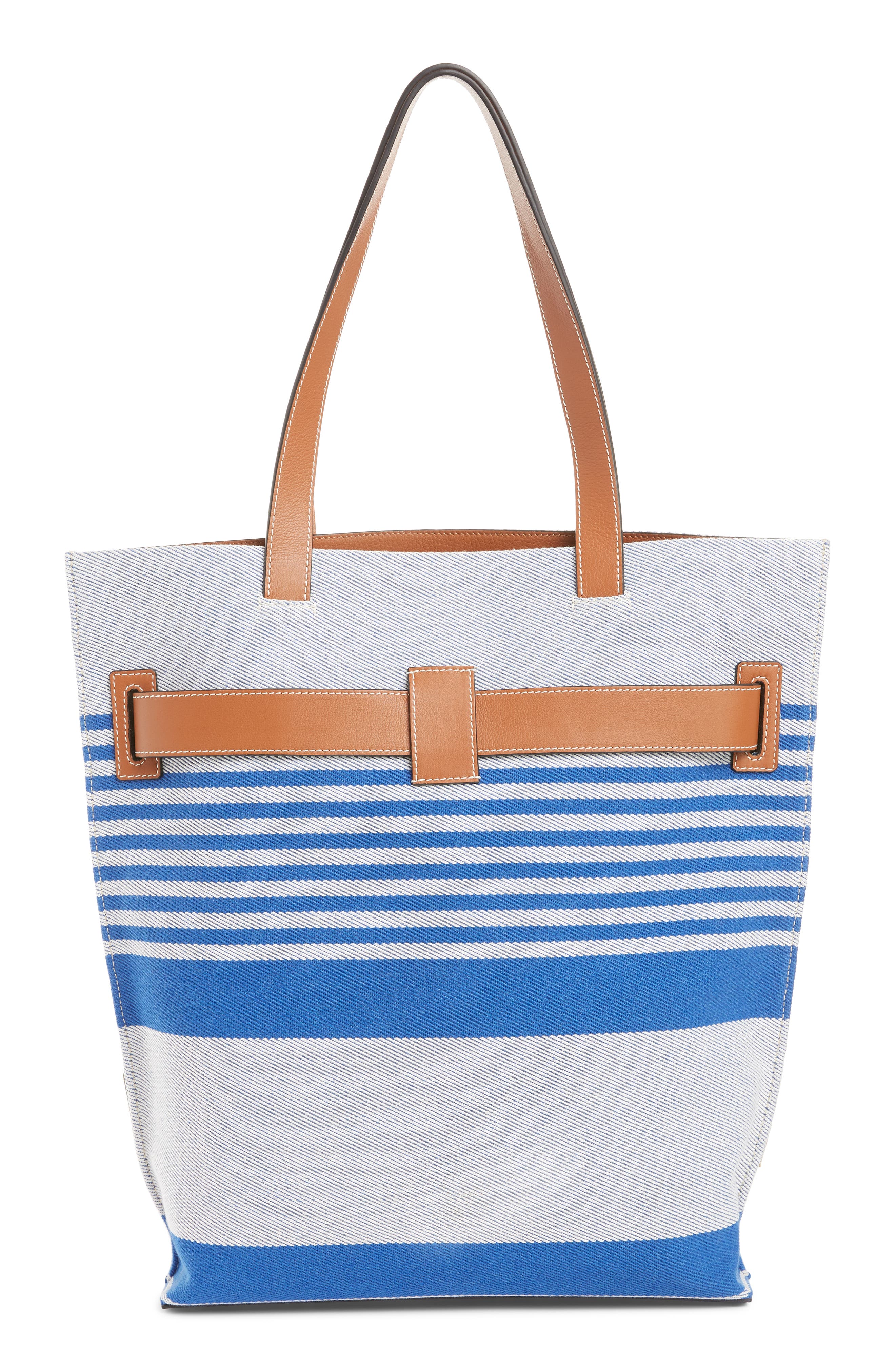 Loewe Stripe Twill Tote Bag, Alternate, color, 