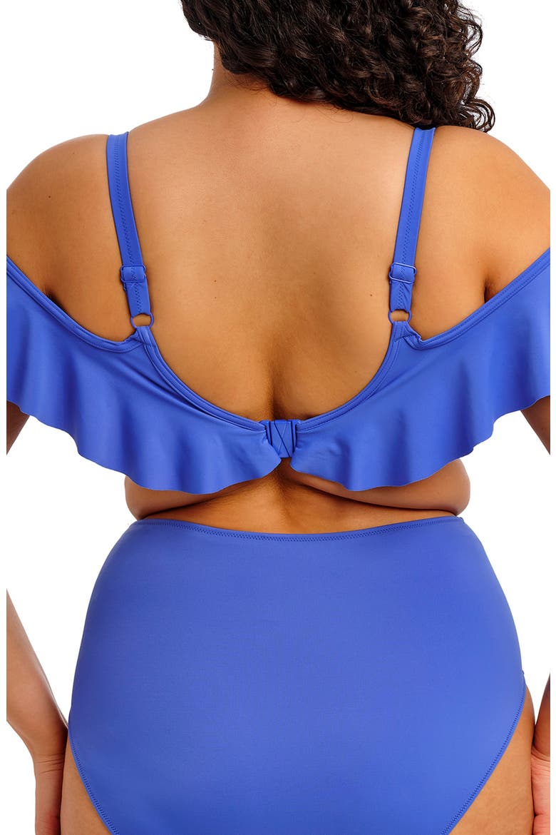 Plain Sailing Ruffle Underwire Bikini Top, Alternate, color, AZURE
