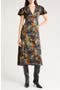 Cecile Flutter Sleeve Midi Dress