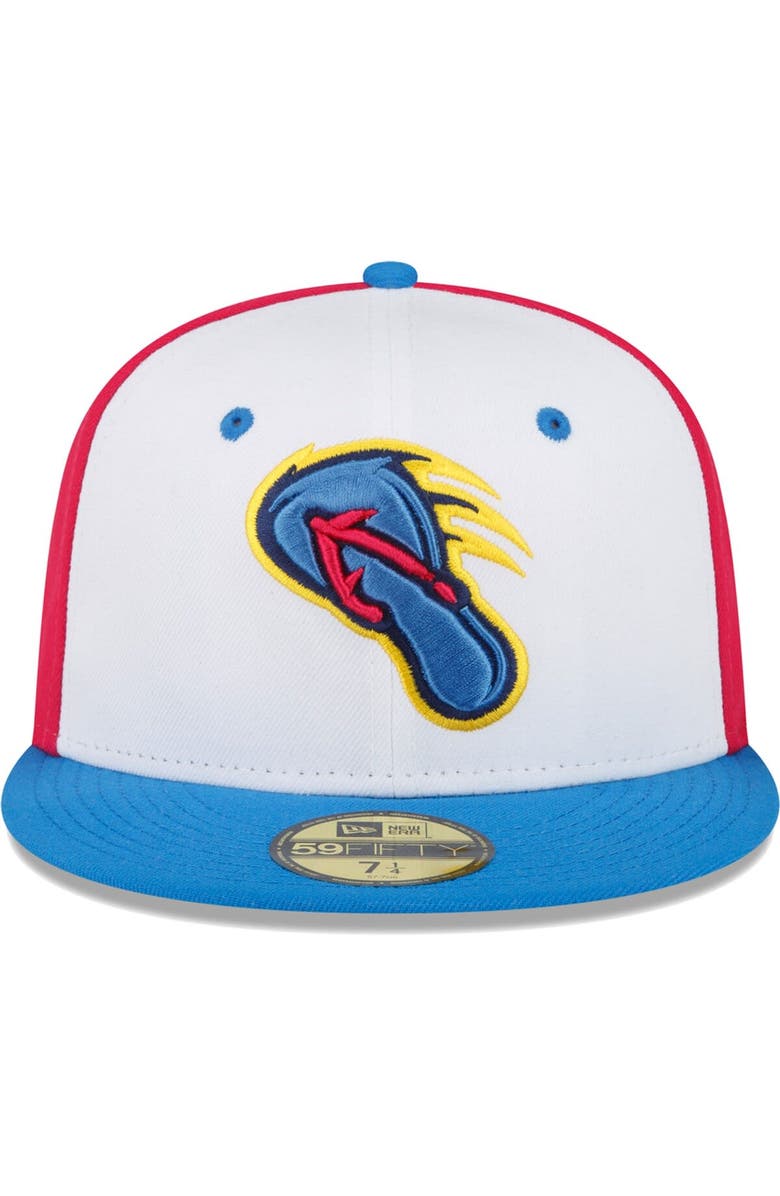 New Era Men's New Era White/Blue San Antonio Missions Copa De La Diversion 59FIFTY Fitted Hat, Alternate, color, White