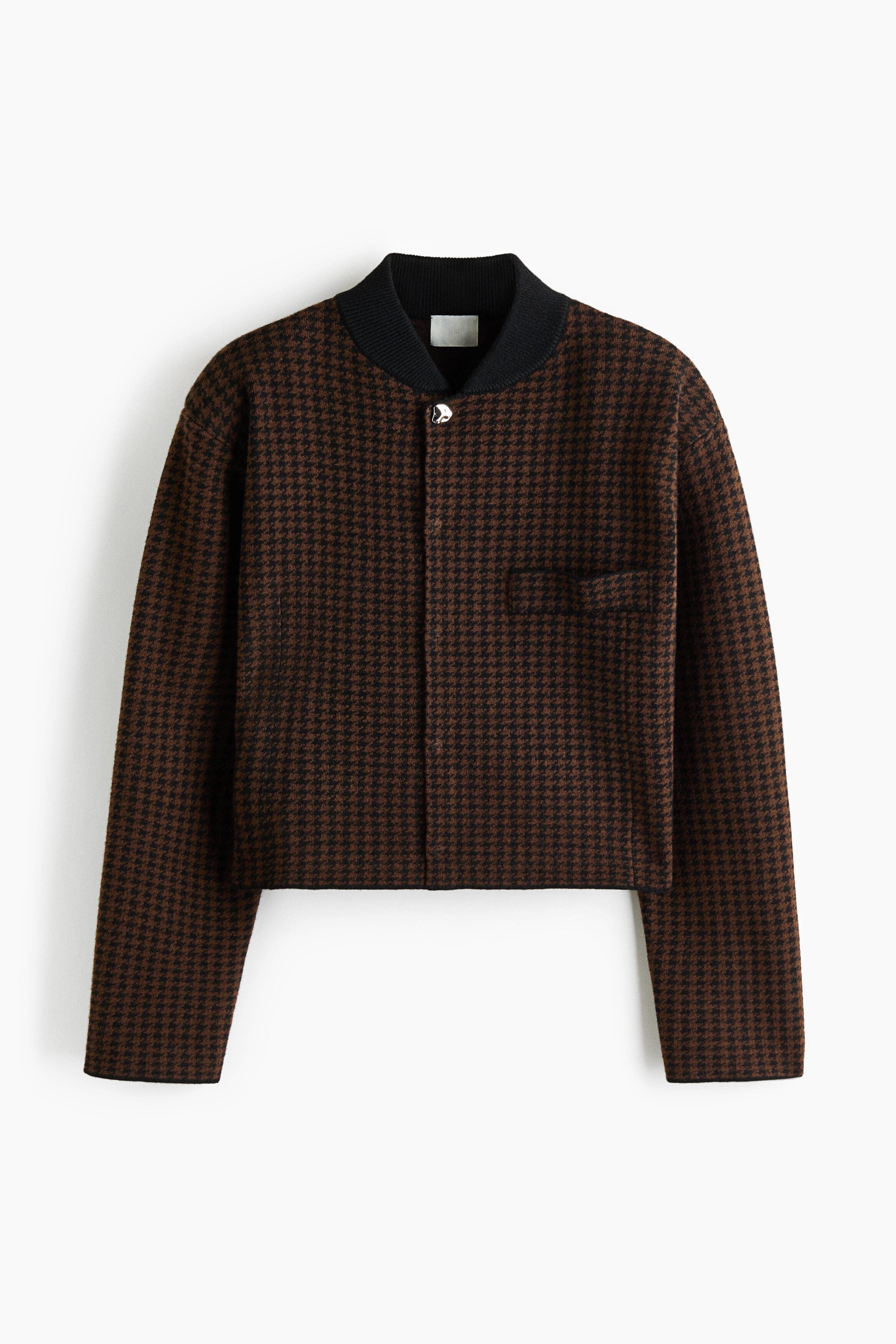 selected Dark brown/houndstooth