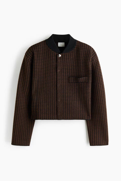 Shoulder-pad Cardigan