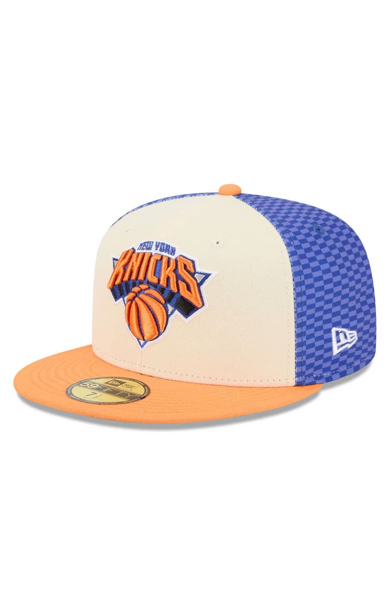 New Era Men's New Era Cream New York Knicks 2025/26 City Edition Alternate 59FIFTY Fitted Hat, Alternate, color, Cream