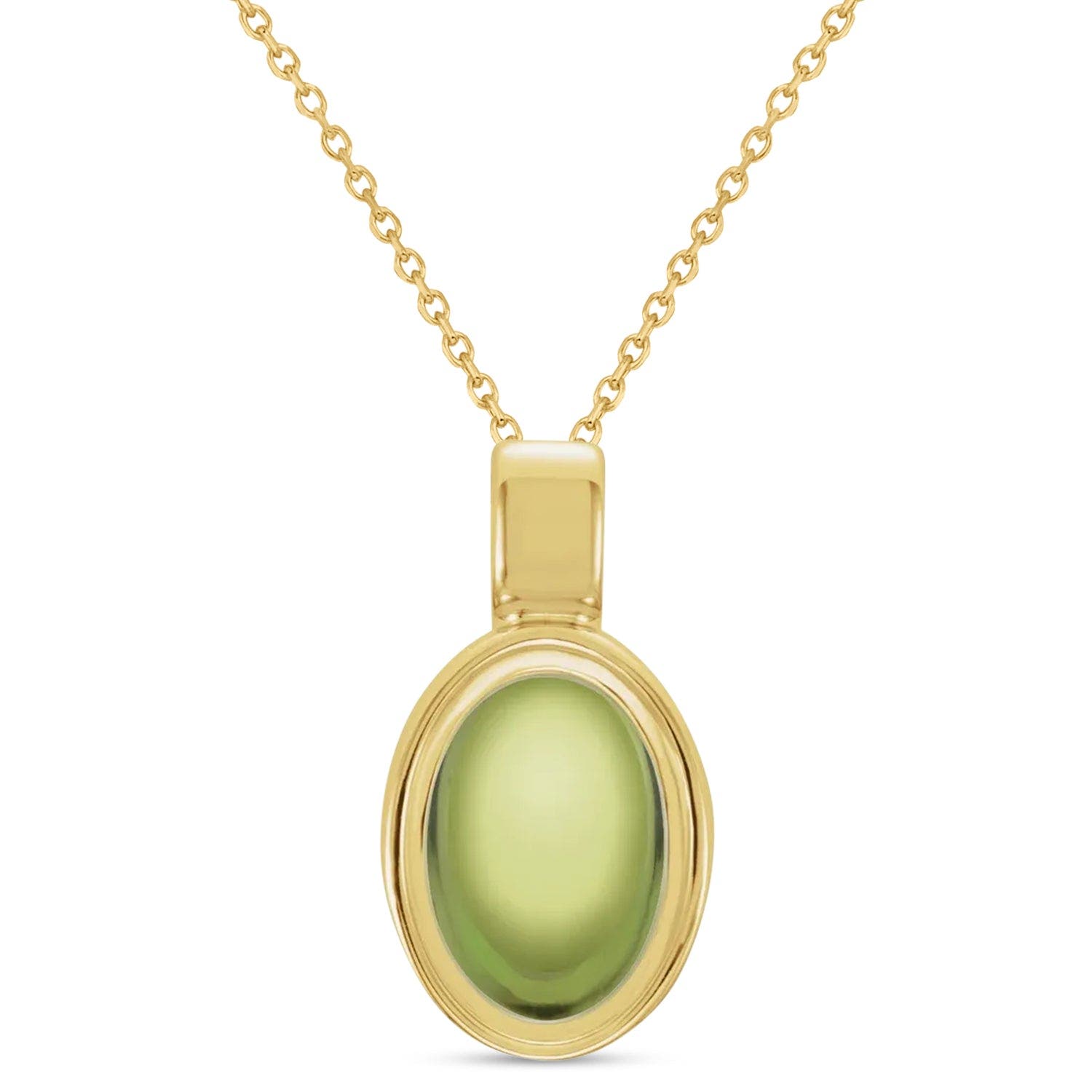Peridot,Yellow Gold