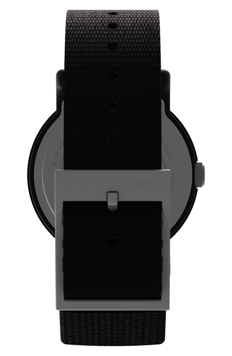 Timex<sup>®</sup> x 'Stranger Things' Camper Fabric Strap Watch, 40mm, Alternate, color,