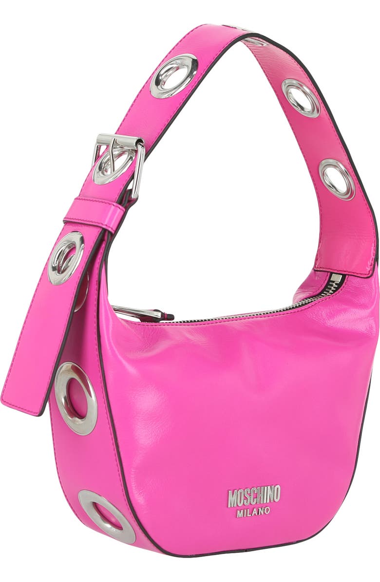 Moschino Logo Shoulder Bag, Main, color,