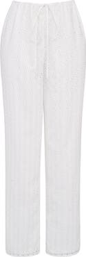 HOUSE OF CB Frankie Broderie Anglaise Drawstring Pants