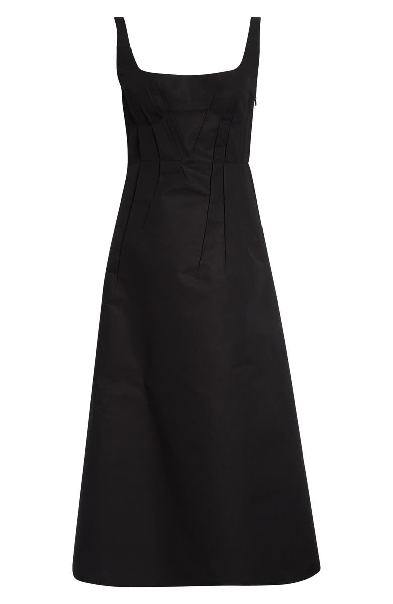 Marni Bonded Poplin A-Line Dress, Alternate, color,