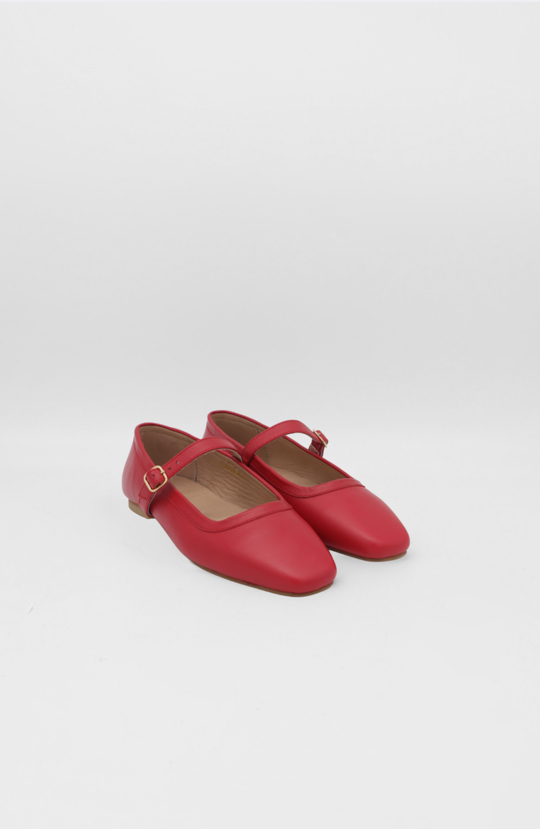STIVALI NEW YORK Eterna Mary Jane Ballet Flat, Alternate, color, Red