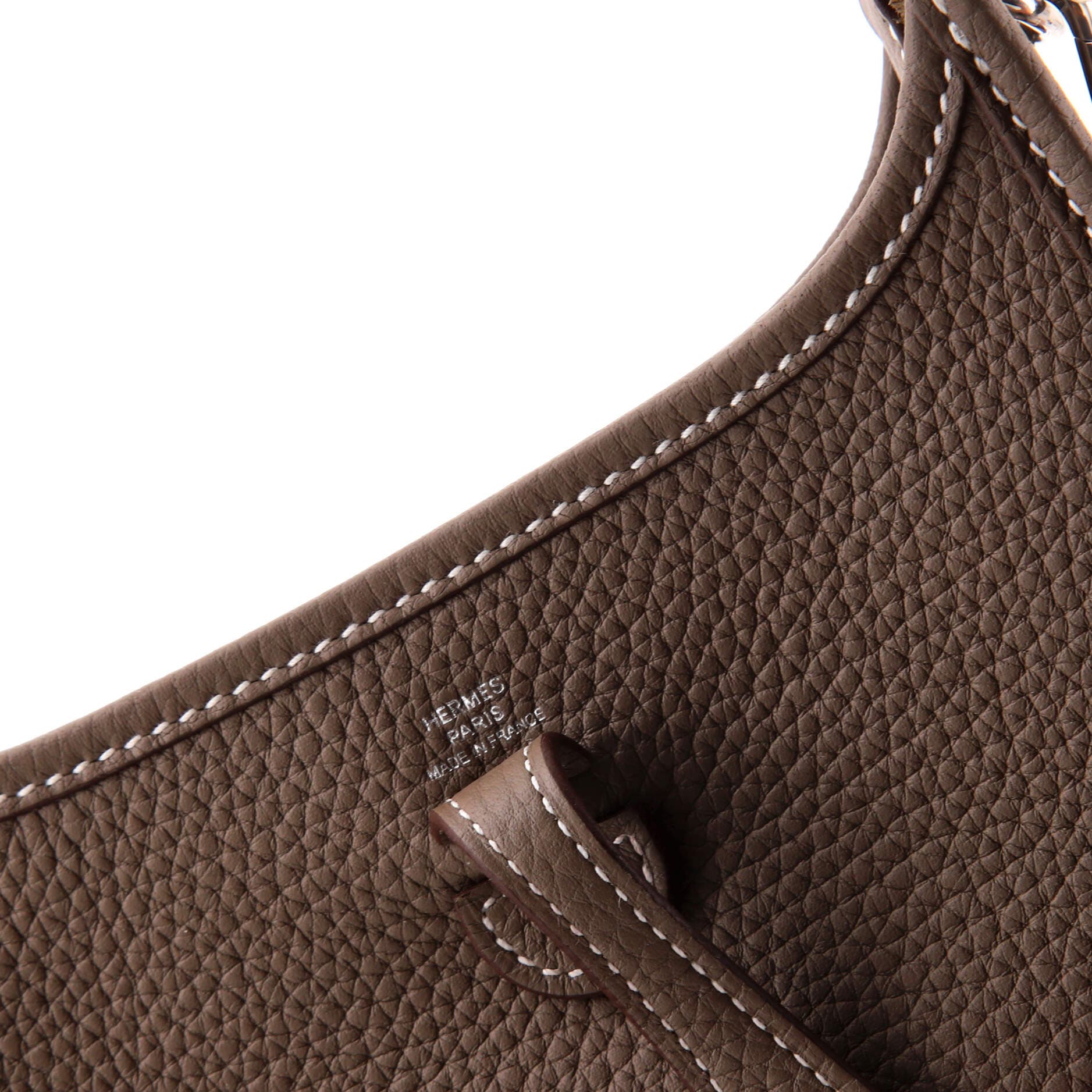 Pre-Owned Hermes Evelyne Bag Gen III Clemence TPM, Alternate, color, Etoupe