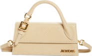 Jacquemus The Long Chiquito Embossed Leather Top Handle Bag