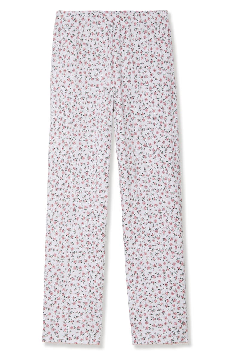 Petite Plume Pima Cotton Pointelle Sleep T-Shirt, Main, color, 