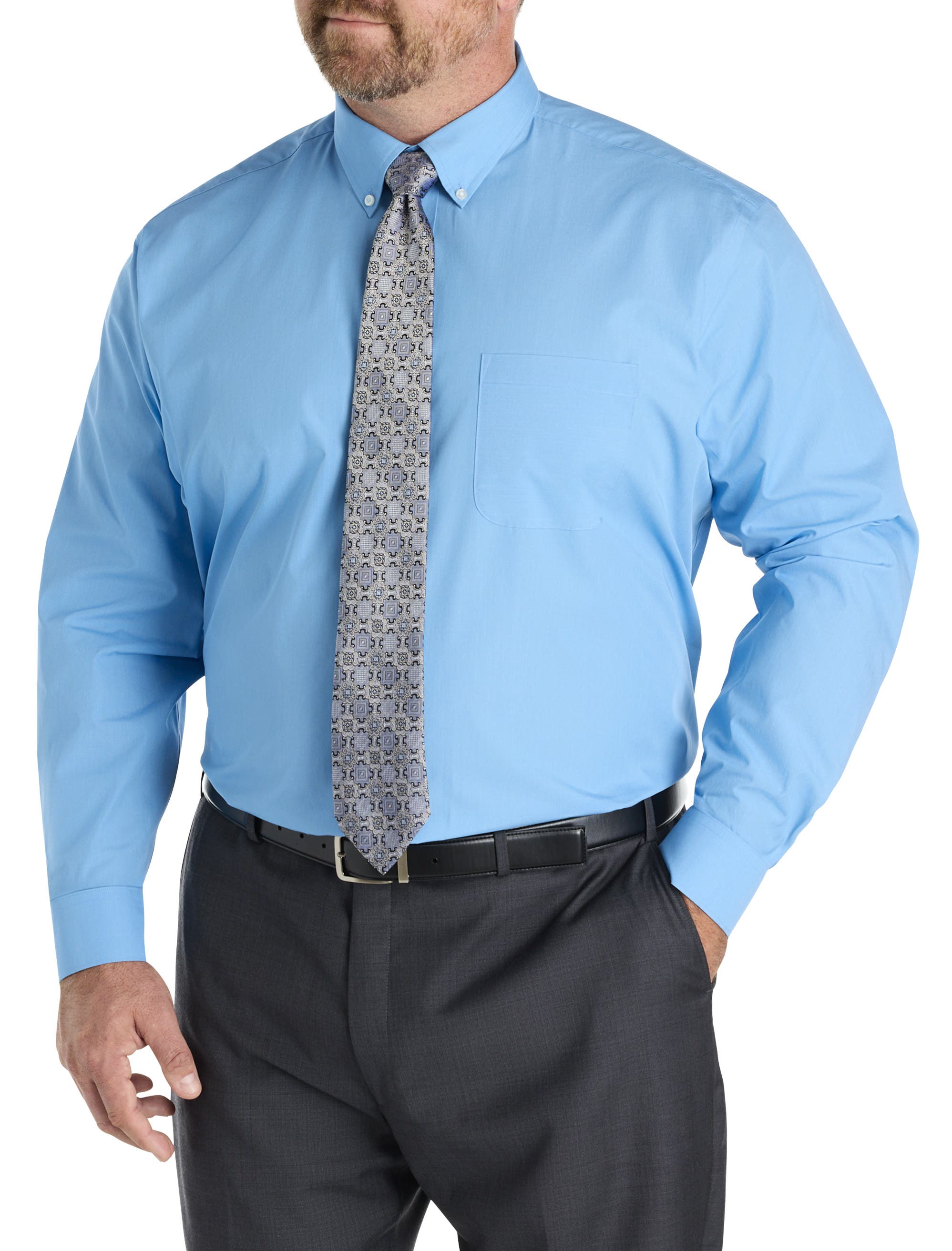 Big & Tall Performance Dress Shirt - image 4