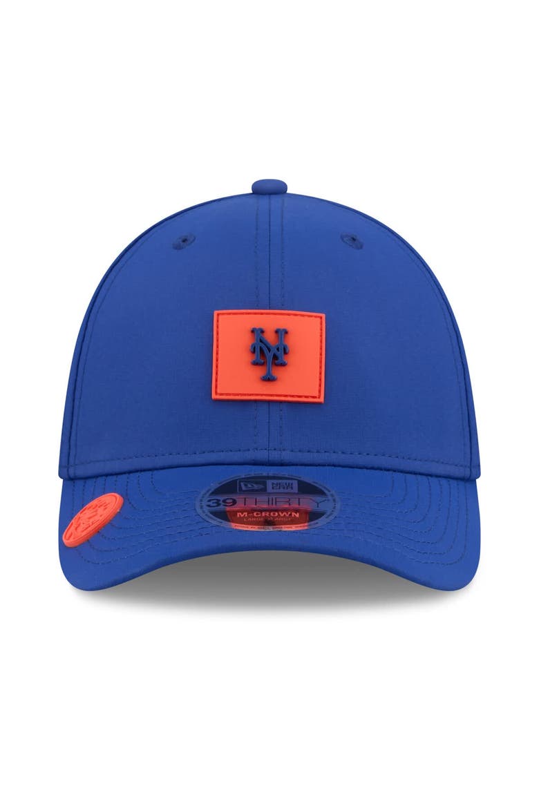 Men's New Era  Royal New York Mets 2026 Clubhouse M-Crown 39THIRTY Flex Hat, Alternate, color, Royal