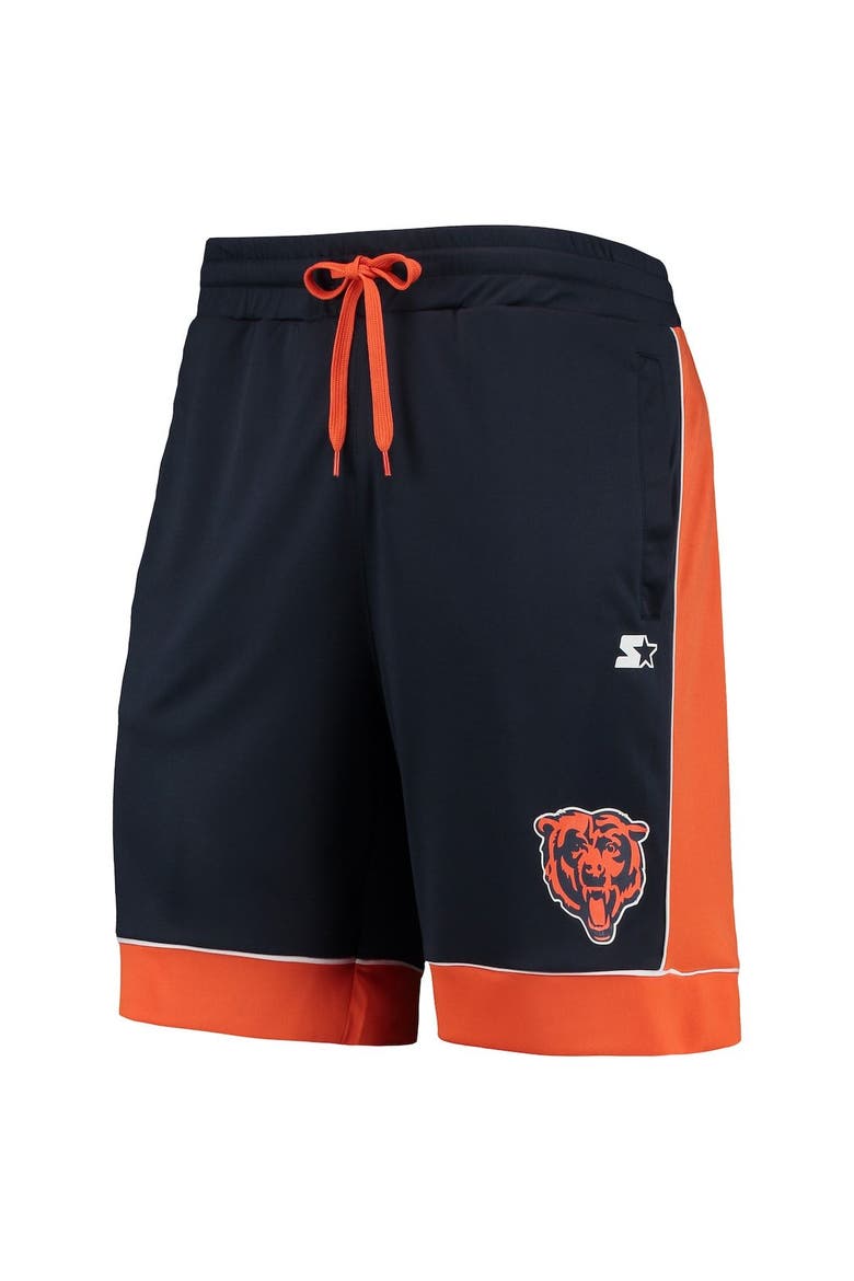 Men's Starter Navy/Orange Chicago Bears Fan Favorite Fashion Shorts, Alternate, color, Navy