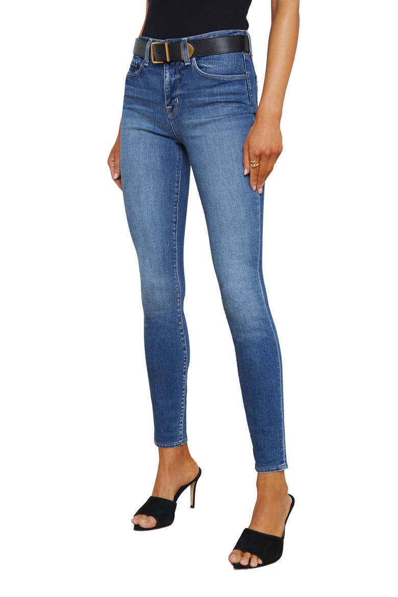 Marguerite High Waist Skinny Jeans, Alternate, color, CAMBRIDGE
