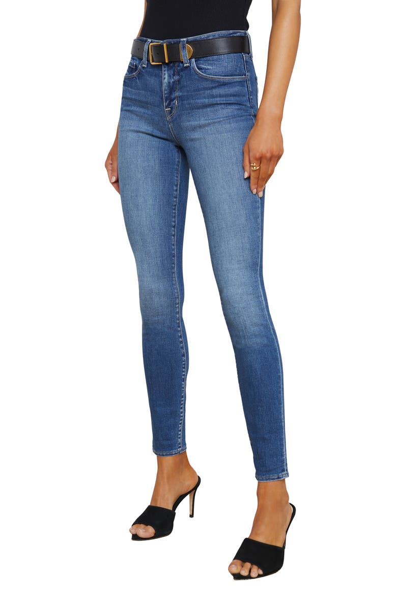 L'AGENCE Marguerite High Waist Skinny Jeans, Alternate, color, Cambridge