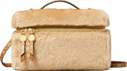 Tory Burch Romy Genuine Shearling Slim Top Handle Bag
