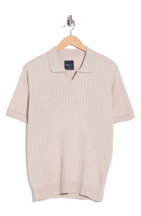 Johnny Collar Knit Polo Sweater