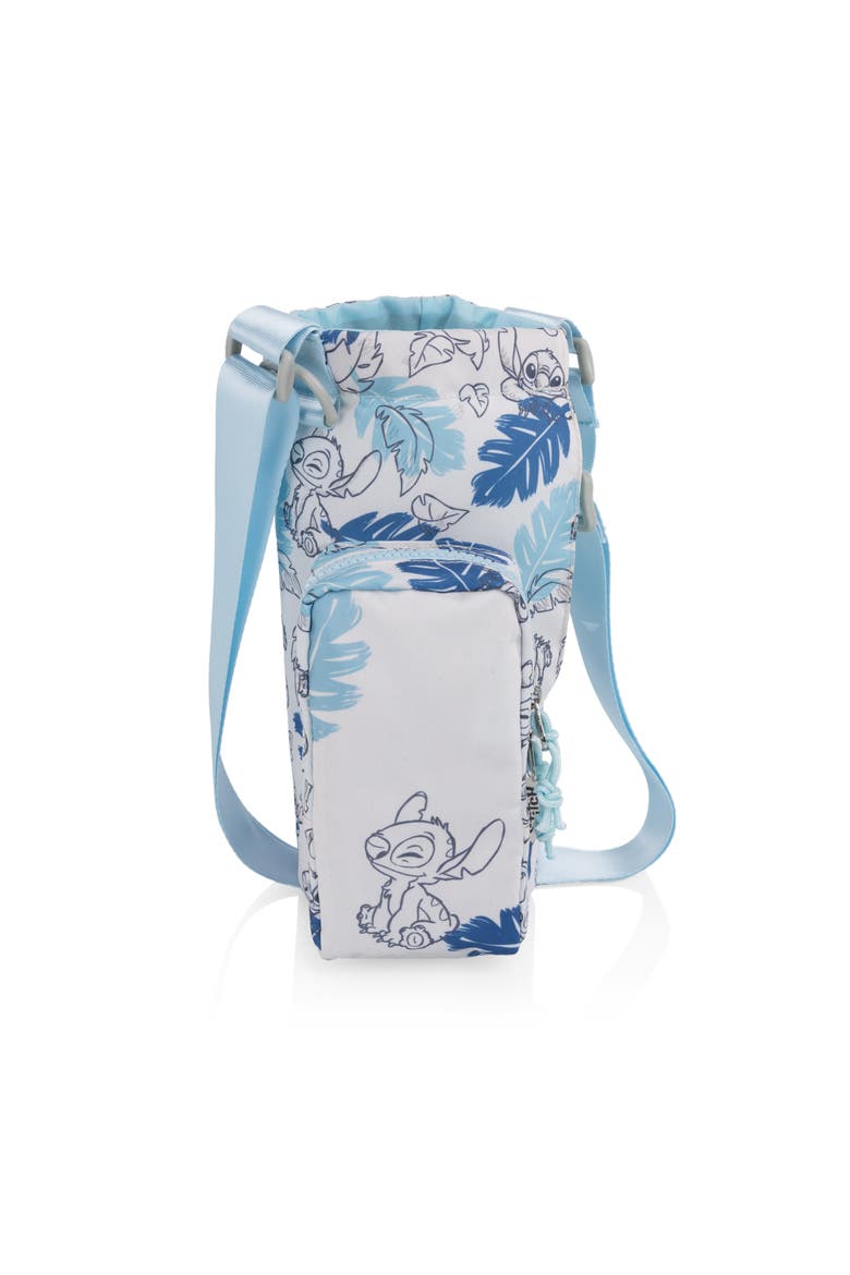 Lilo & Stitch - Stitch Leaf Eclipse Tumbler Tote, Alternate, color, White with Blue Leaf Design