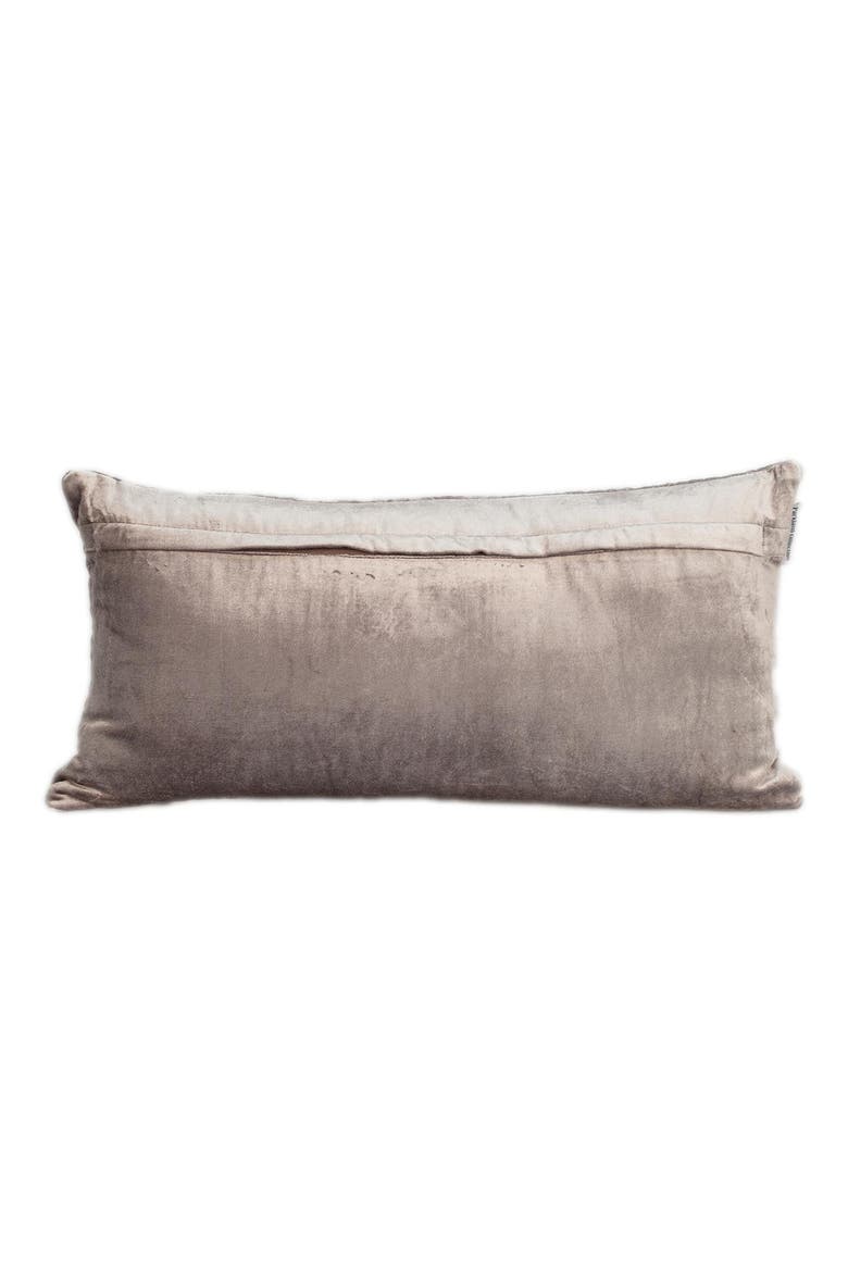Tufted Velvet Oblong Throw Pillow, Alternate, color, TAUPE