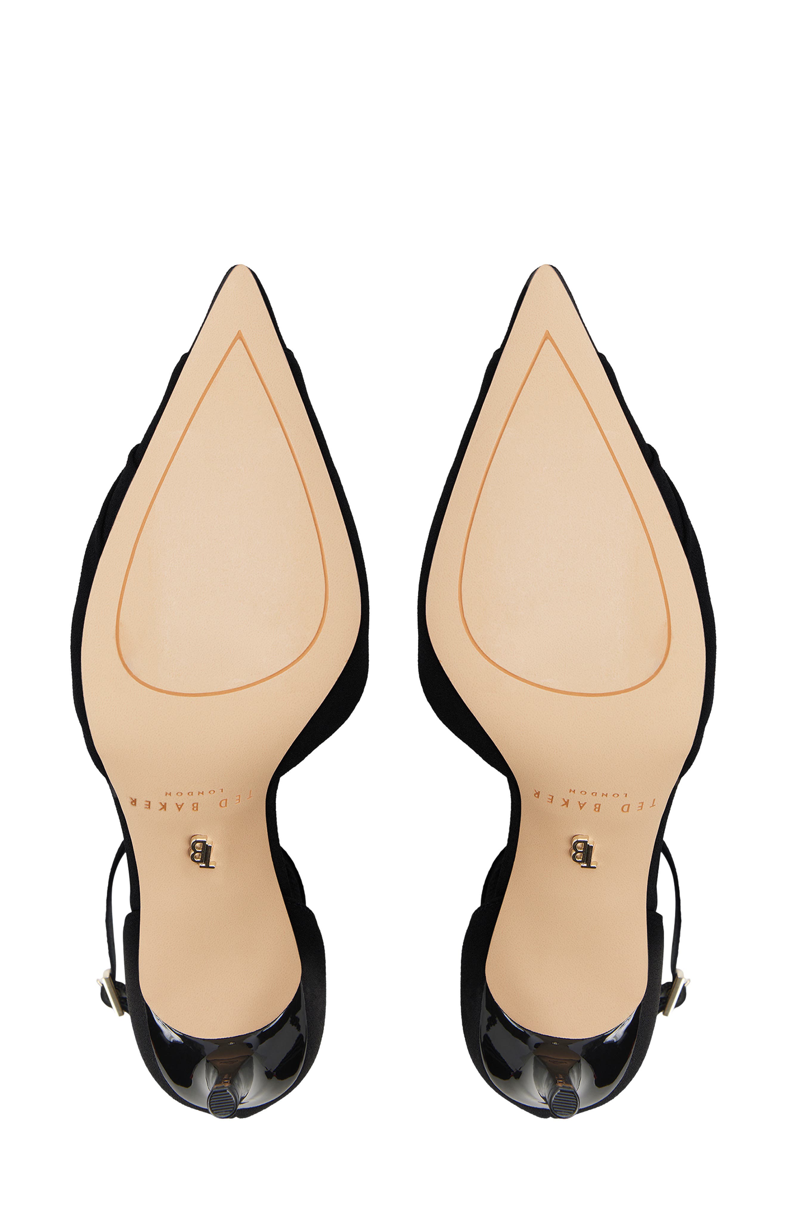 Grace Ankle Strap Pump, Alternate, color, BLACK