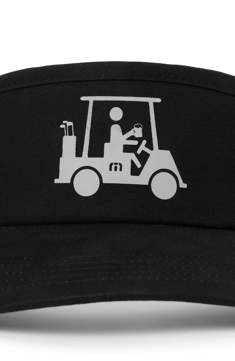 TravisMathew Mapes Golf Visor, Alternate, color, Black
